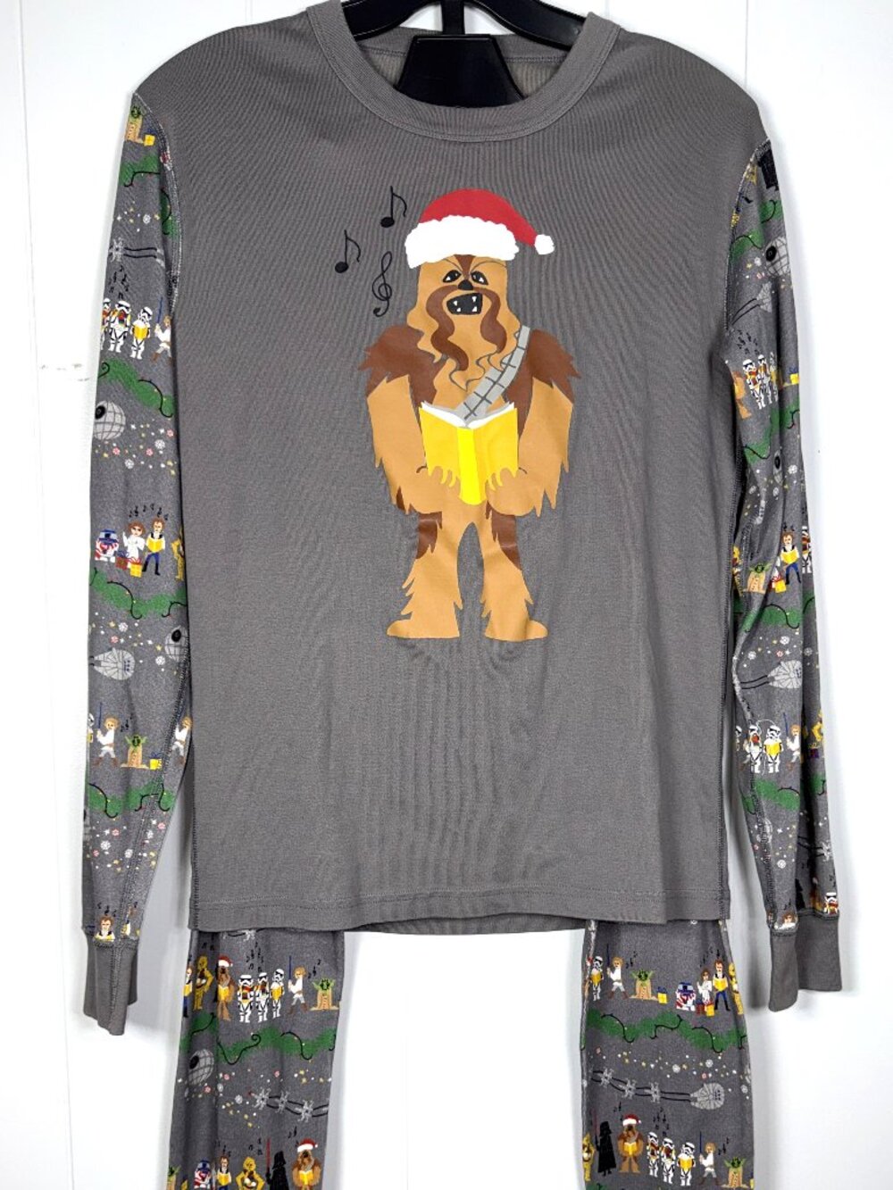Hanna Andersson Star Wars Chewbacca Santa Christmas Holiday Pajamas Set Adult S